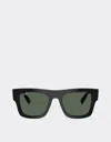 Ferrari Ray-ban For Scuderia  Rb2217m In Black Acetate With Dark Green Lenses In Black