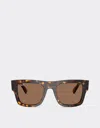 Ferrari Ray-ban For Scuderia  Rb2217m In Havana Acetate With Dark Brown Lenses In Beige