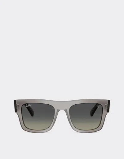 Ferrari Ray-ban For Scuderia  Rb2217m In Transparent Grey Acetate With Gradient Grey Lenses In Ingrid