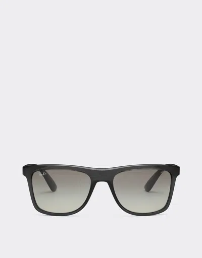 Ferrari Ray-ban For Scuderia Rb4413mf Transparent Grey With Gradient ...