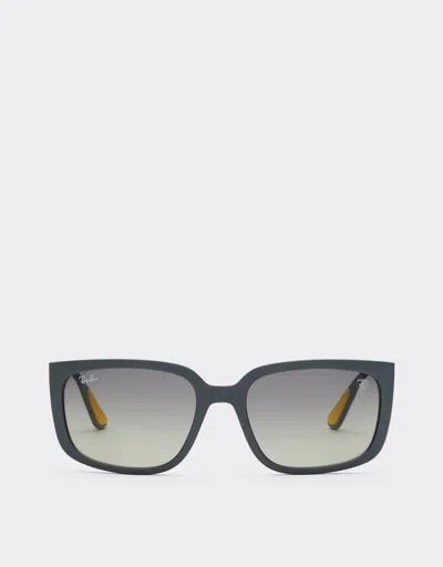 Ferrari Ray-ban For Scuderia  Rb4443m In Grey Peek With Grey Gradient Lens In Ingrid