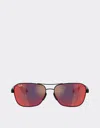 Ferrari Ray-ban For Scuderia  Rb8336m In Matt Black Metal And Dark Carbon Fibre With Blue/red In Black Matt