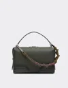 Ferrari Reconditioned By  Gt Soft Shoulder Bag In Gradient-effect Leather With Scoubidou Deta