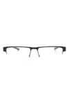 Ferrari Rectangle-frame Glasses In 黄色