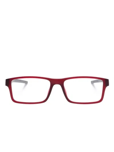 Ferrari Rectangle-frame Glasses In Red