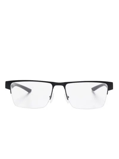 Ferrari Rectangle-frame Glasses In Schwarz
