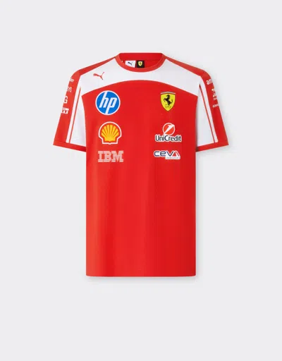 Ferrari Replica 2026 Puma T-shirt For Scuderia  Hp In Red