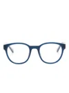 Ferrari Round-frame Glasses In Blue