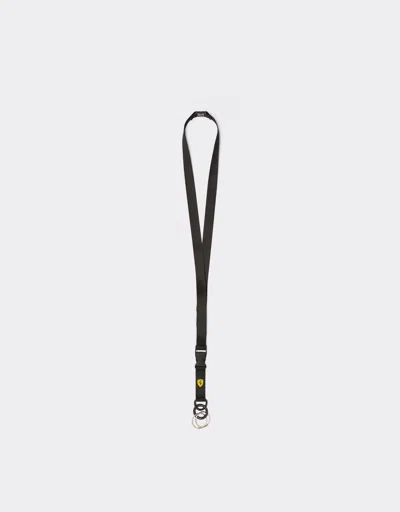 Ferrari Scuderia  Lanyard In Black
