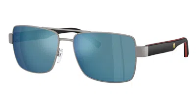 Ferrari Scuderia Fz5005 115/55 Men's Sunglasses Gunmetal Size 59 In Matte Gunmetal