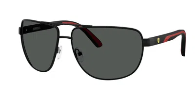 Ferrari Scuderia Fz5007 101/87 Men's Sunglasses Black Size 64 In Multi