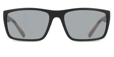Ferrari Scuderia Fz6003u 504/6g Occhiali Da Sole Neri Per Uomo In Black