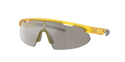 Ferrari Scuderia Fz6004u 507/6g Men's Sunglasses Yellow Size 141 In Green