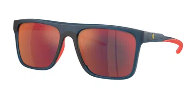 Ferrari Scuderia Fz6006 506/6p Men's Sunglasses Blue Size 58