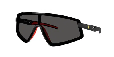 Ferrari Scuderia Fz6009u 504/87 Occhiali Da Sole Neri Per Uomo In Black
