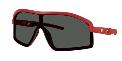 Ferrari Scuderia Fz6010u 514/87 Men's Sunglasses Red Size 143 In Burgundy