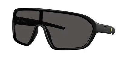 Ferrari Scuderia Fz6011u 504/87 Men's Sunglasses Black Size 142 In Matte Black