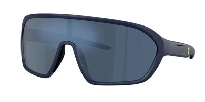 Ferrari Scuderia Fz6011u 509/55 Men's Sunglasses Blue Size 142