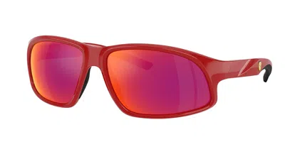 Ferrari Scuderia Fz6016u 526/6q Men's Sunglasses Red Size 64
