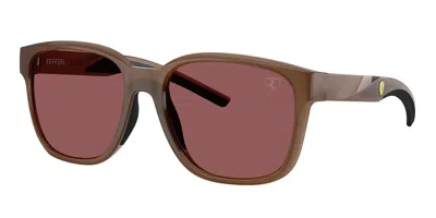 Ferrari Scuderia Fz6019d Asian Fit 537/1e Men's Sunglasses Brown Size 56 In Opal Brown
