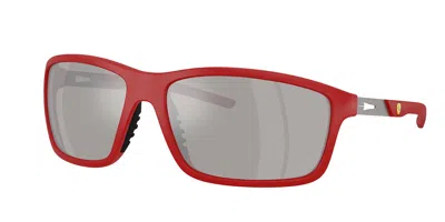 Ferrari Scuderia Fz6021u 526/6g Men's Sunglasses Red Size 65 In Multi