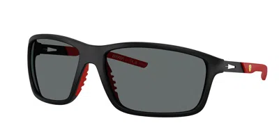 Ferrari Scuderia Fz6021u Polarized 504/81 Men's Sunglasses Black Size 65