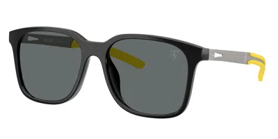 Ferrari Scuderia Fz6025d Asian Fit Polarized 501/81 Men's Sunglasses Black Size 57 In Multi