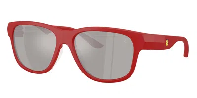 Ferrari Scuderia Fz6028u 514/6g Men's Sunglasses Red Size 57 In Multi