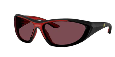 Ferrari Scuderia Fz6029u 504/1e Men's Sunglasses Black Size 73