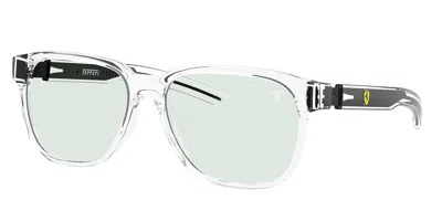 Ferrari Scuderia Fz6033d Asian Fit 518/3 Men's Sunglasses Clear Size 58