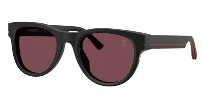 Ferrari Scuderia Fz6034u 744/1e Men's Sunglasses  Size 52 In Matte Black