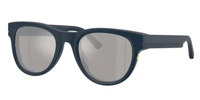 Ferrari Scuderia Fz6034u 771/6g Men's Sunglasses Blue Size 52 In Matte Blue
