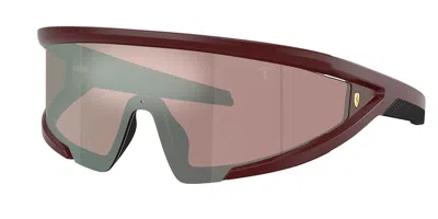 Ferrari Scuderia Fz6038u 530/b5 Men's Sunglasses Red Size 143 In Matte Red