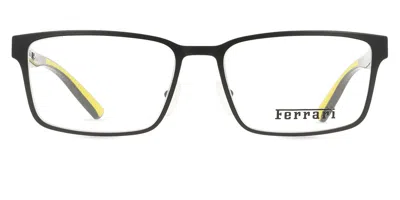 Ferrari Scuderia Fz7002 101 Occhiali Da Vista Neri Per Uomo (solo Montatura) In Black