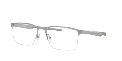 Ferrari Scuderia Fz7003 107 Occhiali Da Vista Argentati Per Uomo (solo Montatura) In Silver