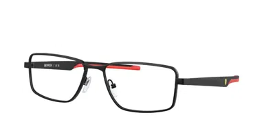 Ferrari Scuderia Fz7004 101 Occhiali Da Vista Neri Per Uomo (solo Montatura) In Black