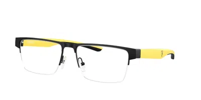 Ferrari Scuderia Fz7007 123 Occhiali Da Vista Neri Per Uomo (solo Montatura) In Black