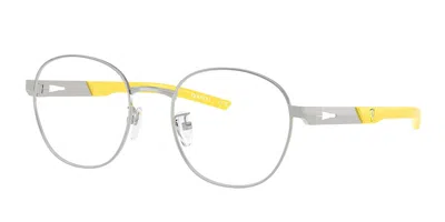 Ferrari Scuderia Fz7011d Asian Fit 103 Men's Glasses Silver Size 49 - Free Lenses - Blue Light Block Available In Metallic