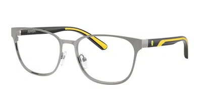 Ferrari Scuderia Fz7016 104 Men's Glasses Gunmetal Size 54 - Free Lenses - Blue Light Block Available In Gray