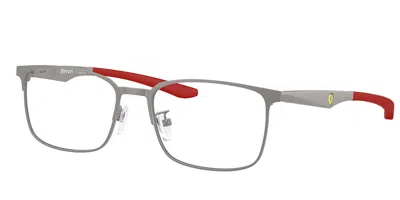 Ferrari Scuderia Fz7019d Asian Fit 137 Men's Glasses Gunmetal Size 55 - Free Lenses - Blue Light Block Available In Gray