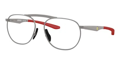 Ferrari Scuderia Fz7020 137 Men's Glasses Gunmetal Size 58 - Free Lenses - Blue Light Block Available In Gray