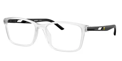Ferrari Scuderia Fz8012u 518 Men's Glasses Clear Size 55 - Free Lenses - Blue Light Block Available In White