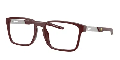 Ferrari Scuderia Fz8025u 530 Men's Glasses Burgundy Size 54 - Free Lenses - Blue Light Block Available In White