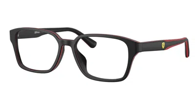 Ferrari Scuderia Fz8029d Asian Fit 757 Men's Glasses Black Size 54 - Free Lenses - Blue Light Block Available
