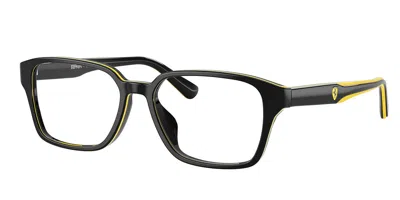 Ferrari Scuderia Fz8029d Asian Fit 762 Men's Glasses Black Size 54 - Free Lenses - Blue Light Block Available
