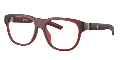 Ferrari Scuderia Fz8032d Asian Fit 508 Men's Glasses Clear Size 54 - Free Lenses - Blue Light Block Available In Red