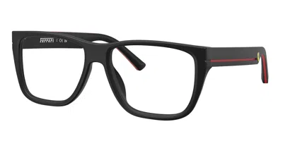 Ferrari Scuderia Fz8033u 776 Men's Glasses Black Size 55 - Free Lenses - Blue Light Block Available