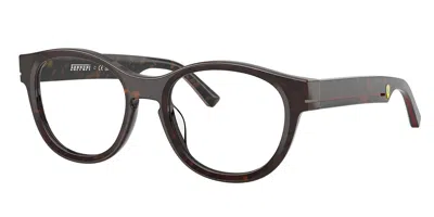 Ferrari Scuderia Fz8035u 774 Men's Glasses Tortoiseshell Size 52 - Free Lenses - Blue Light Block Available In Brown