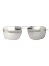 Ferrari Scuderia Brushed Silver Metal Sunglasses In Silver