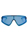 Ferrari Shield-frame Sunglasses In Blue